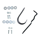 Maxbell Mailbox Latch and Handle Kit Metal with Screws Gaskets Nuts for Office Homes