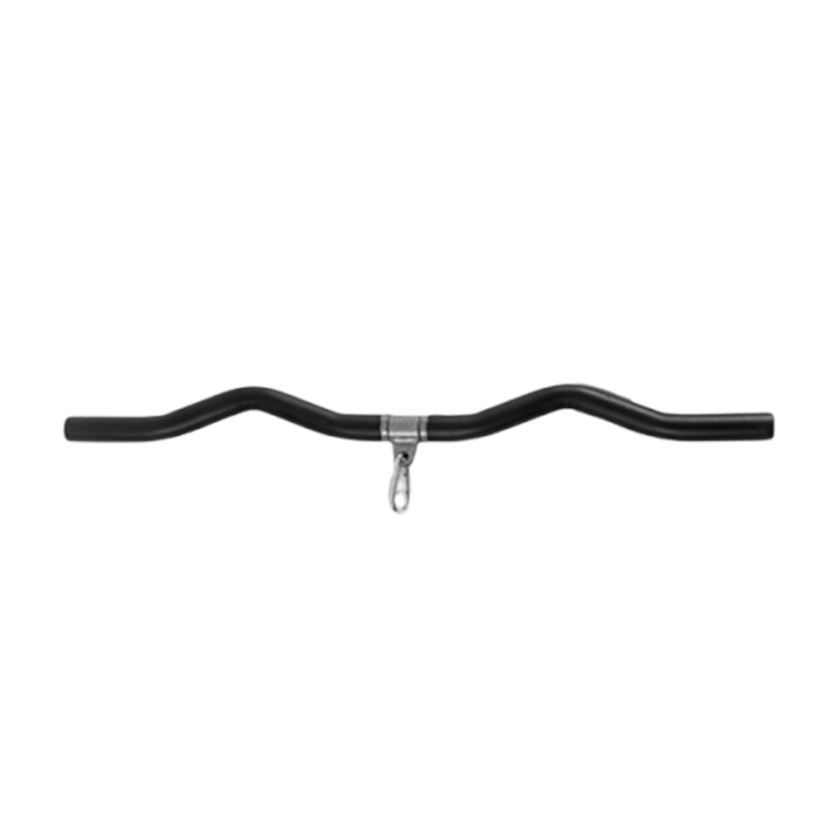 Maxbell LAT Pull Down Bar Black Cable Machine Attachment for Muscle Building Fitness 80cm