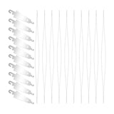 20 Pieces Pin Threaders Long Stainless Steel for DIY Craft Works Knitting