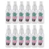 Maxbell Maxbell 12 Pieces Refillable Empty Plastic Travel Bottles Containers Clear 50ml 1#
