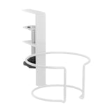Maxbell Desk Cup Holder Apartment Easy to Install No Drill Clamp on Table Cup Holder White