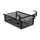 Maxbell Under Shelf Pull Out Storage Basket Closet Organizer for Bedroom Home Office black