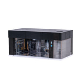 Maxbell 1/64 Scale Car Model Display Case with LED for Action Figures Gifting Layout Black