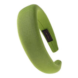 Maxbell Women Headband Headwear Wide Plastic Hairband Hair Accessories Olive Green