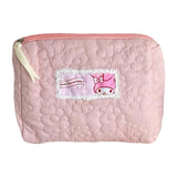 Maxbell Travel Makeup Bag Zipper Large Capacity Toiletry Bag for Friends Girls Women M Pink