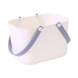 Maxbell Portable Shower Basket, Organizer Shower Basket for Kitchen College Bathroom White