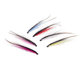 Maxbell 12Pcs Tube Fly Fishing Mini Sunray Shadow Riffle Hitch Salmon Flies