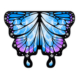 Maxbell Butterfly Cape Gift Dress up for Themed Party Role Playing Stage Performance Blue Purple