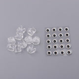 Maxbell Maxbell 20pcs 3D Fly Tying Jigs Crafts Doll Fishing Lure Eyes 10pcs Fishing Head 8mm Eyes+10mm Head