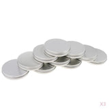 Maxbell 30PCS Aluminum Empty Tin Jars Screw Lids Can Pots Cream Lip Balm Containers