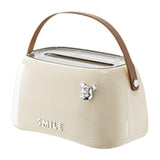 Maxbell Tissue Box Multiuse Stylish Facial Tissue Case for Dressers Bathroom Bedroom Creams White