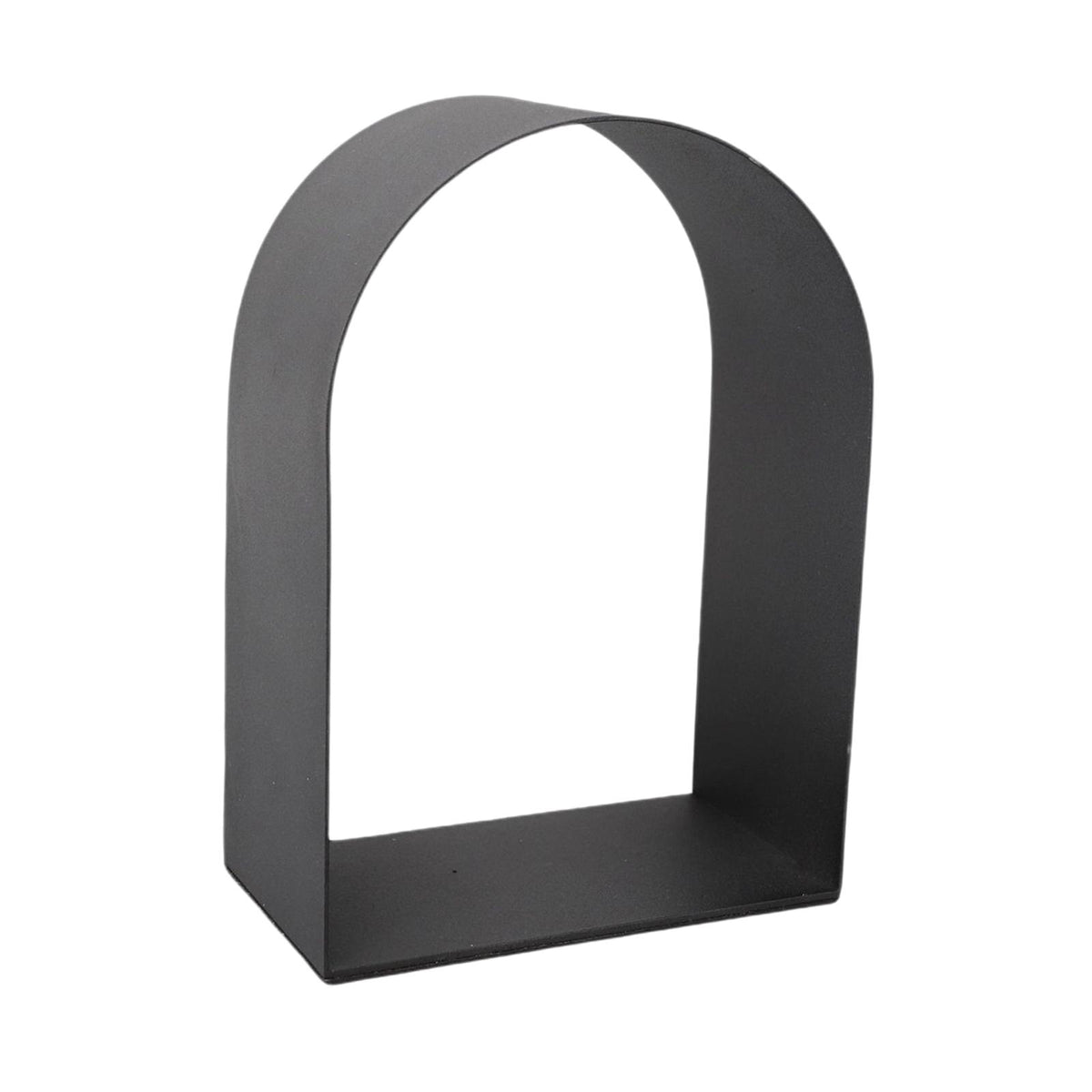 Maxbell Maxbell Geometric Metal Arched Door Ornament Iron for Tabletop Home Decorations Black Small