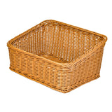 Maxbell Hand Woven Basket Slant Opening Rustic Storage Basket for Restaurant Wedding