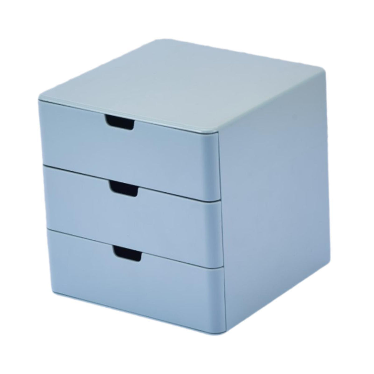 Maxbell 3 Drawer Vanity Organizer Office Large Capacity Dorm Makeup Drawer Organizer Blue