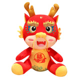 Chinese Dragon Plush Toy New Year Stuffed Animal Doll for Spring Festival