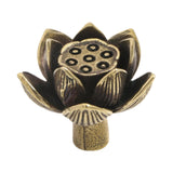Lotus Seedpod Cupboard Knob Modern Drawer Pull for Cupboard Dresser Bookcase Copper