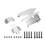Maxbell 3Pcs Skid Plate Sturdy Complete Chassis Armors for cc02 Accessories Hobby Car
