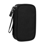 Maxbell Travel Cable Organizer Tech Accessories Pouch for Cord Data Cable Hard Disk Large Black