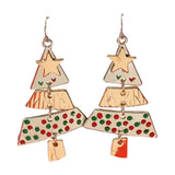 Christmas Tree Earrings Trendy Jewelry for Thanksgiving Festive Party Favors