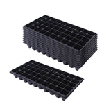 10Pcs Seedling Trays Microgreens Trays 50 Holes Pet Growing Trays with Holes 80g