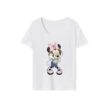 Maxbell Maxbell T Shirt for Women Summer Ladies Short Sleeve Top for Holiday Vacation Hiking XXL