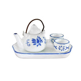 Maxbell 1:12 Scale Dollhouse Porcelain Tea Cup Set for Micro Landscape Kitchen Decor