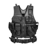 Maxbell Outdoor Adventure Vest CS for Jogging Strength and Endurance Training Gaming Black