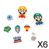 Maxbell 6xBeach Bag Charms Accessories Creative Festival Craft Reusable Handmade Decor Style A