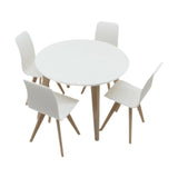 Maxbell Dollhouse Table Chair Set 1:12 Scale Gift for DIY Projects Layout Sand Table