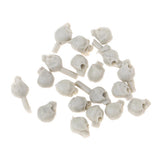 Maxbell 40Pieces Resin Soldier Skull Resin Model Skeleton 5mm Resin Miniature Statue