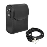 Maxbell Camera Case Stylish PU Leather Waterproof Small Lightweight Camera Sling Bag Black
