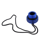 Maxbell Maxbell Scuba Diving Dive Tank Valve Threaded Dust Plug Cap Protection Cover Blue