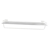 Maxbell Maxbell Floating Shelf Wall Mounted Toilet Shelf Easy Clean Kitchen Removable Holder White 60cm