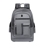 Maxbell Rolling Backpack Water Resistant Suitcase Bag for Camping Business Overnight grey