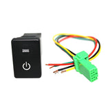 Maxbell 12V 35A Fog Light LED Rocker Switch+LED Push Switch For
