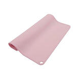 Maxbell Waterproof Silicone Pet Food Mat Bowl Drinking Mat for Dog and Cat 40cmx31cm Pink