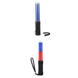 Maxbell 2Pcs 26cm 4 Mode Traffic Baton Light Stick LED Warning Torch Flashlight