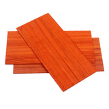 Maxbell 3 Sets Head Veneer Red Wood+Maple Guitar Head Veneer Headplate Luthier DIY