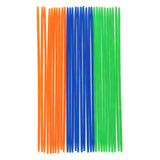 38 Pieces Colored Plastic Rod Painting Needles for Ebru Art Marbling Paint Tool Supplies Kids Art Craft DIY