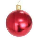 Maxbell Large Christmas Inflatable Ball Inflatable Balloon for Wedding Outside Patio Red