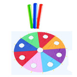 Maxbell Colorful Umbrella Kids Play Equipment Outdoor Exercise Toys Playground Beach diameter 2m