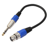 Maxbell 5x6.35 Stereo Audio Male to 3-pin XLR Female Cord for Musical Instrument Parts