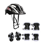 Maxbell Kids Bike Helmet Set Portable for Skateboarding Outdoor Sports Rollerblading Black