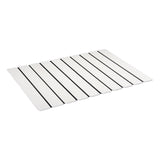 Maxbell Stone Bath Mat Compact Quick Drying Accessory for Entryway Countertop Indoor White