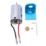 Maxbell Maxbell For Wltoys 12428 12423 1/12 RC Car 540 Motor 17T Gear Motor Seat 12428-0121+0088+0056 Motor +Motor Seat+Gear