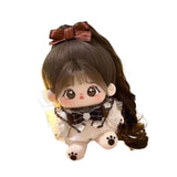 Maxbell Ute Cotton Doll Girls Gift Ollectible Plush Girl Doll for Infant Gifts Girls With Skeleton White