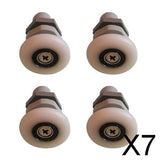 Maxbell 7x4 X Replacement Shower Door Roller Wheel Runner Diameter 27mm