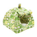 Maxbell Hanging Hammock Hideaway Cave Bed Tent for Parrot Parakeet Lovebirds Green