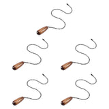 Maxbell 5x Ceiling Fan Pull Chain Extender Fan Bulb Switch Pendant for Bedside Lamps Type A