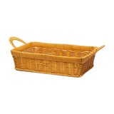 Maxbell Fruits Serving Basket Woven Kitchen Storage Basket for Bread Countertop Cake S Yellow